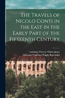 Front cover_The Travels of Nicolo Conti in the East in the Early Part of the Fifteenth Century
