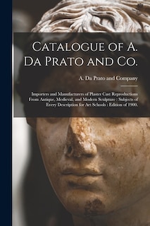 Front cover_Catalogue of A. Da Prato and Co.