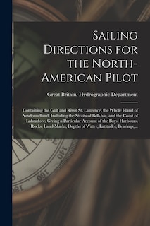 Front cover_Sailing Directions for the North-American Pilot