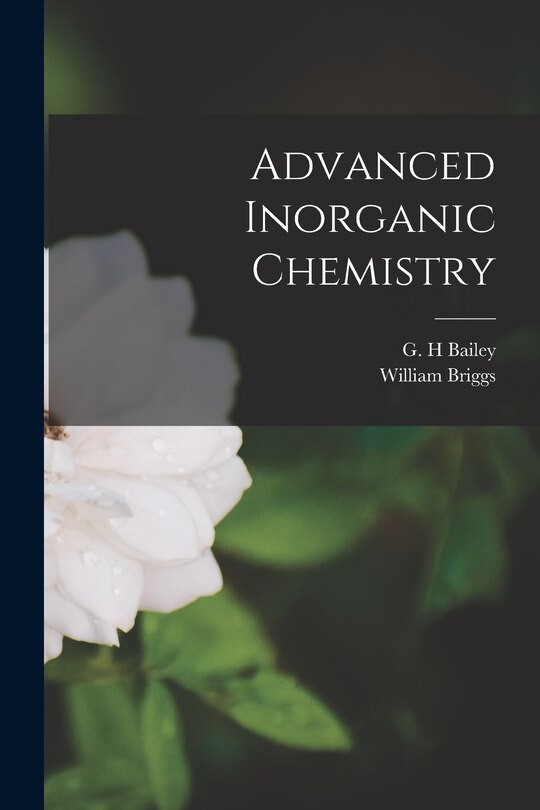 Front cover_Advanced Inorganic Chemistry