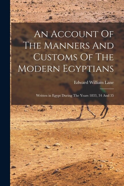 Front cover_An Account Of The Manners And Customs Of The Modern Egyptians