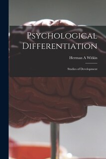 Couverture_Psychological Differentiation; Studies of Development