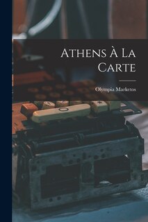 Front cover_Athens À La Carte