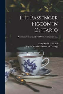 Front cover_The Passenger Pigeon in Ontario