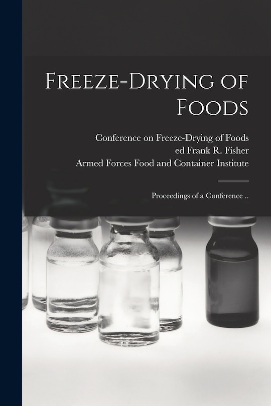 Couverture_Freeze-drying of Foods; Proceedings of a Conference ..
