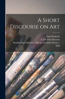 Front cover_A Short Discourse on Art