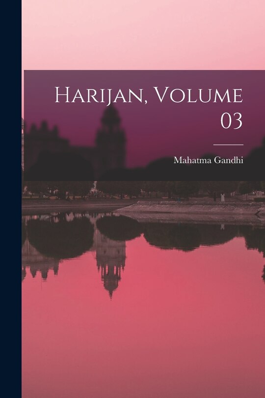 Front cover_Harijan, Volume 03