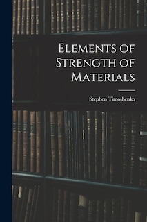 Front cover_Elements of Strength of Materials