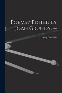 Front cover_Poems / Edited by Joan Grundy. --