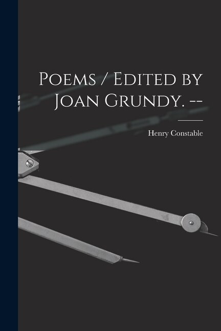 Front cover_Poems / Edited by Joan Grundy. --