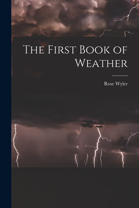 Front cover_The First Book of Weather
