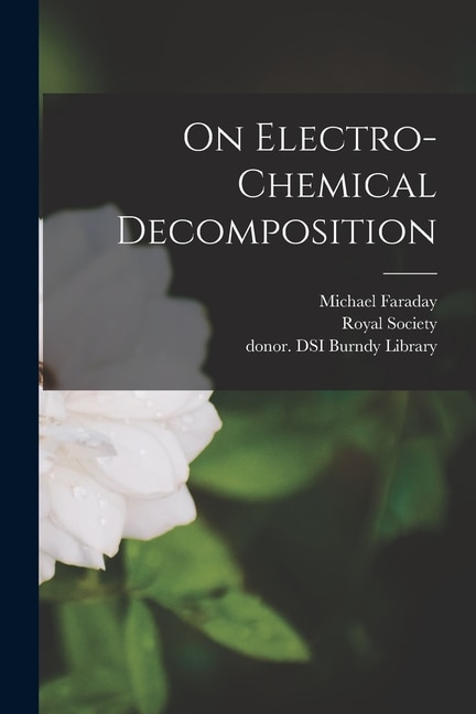 Front cover_On Electro-chemical Decomposition