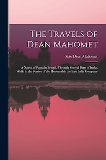 Front cover_The Travels of Dean Mahomet