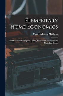 Couverture_Elementary Home Economics
