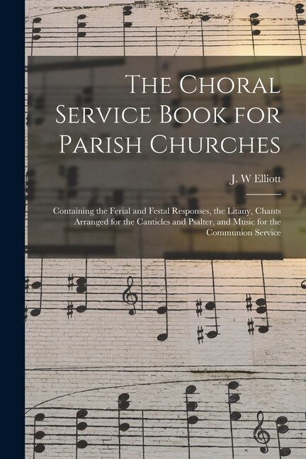 Front cover_The Choral Service Book for Parish Churches