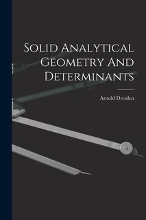 Front cover_Solid Analytical Geometry And Determinants