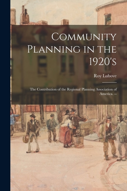 Couverture_Community Planning in the 1920's