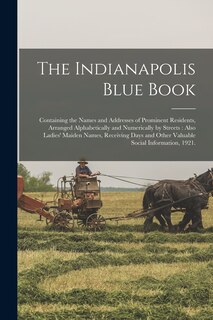 Front cover_The Indianapolis Blue Book