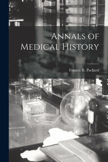 Front cover_Annals of Medical History; 2