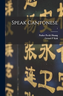 Front cover_Speak Cantonese; 1
