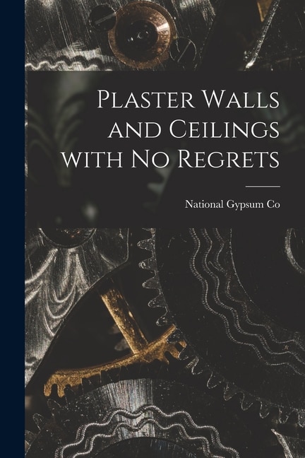 Couverture_Plaster Walls and Ceilings With No Regrets