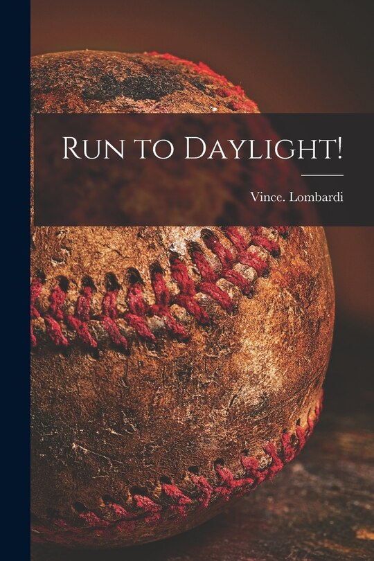 Front cover_Run to Daylight!