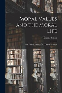 Front cover_Moral Values and the Moral Life