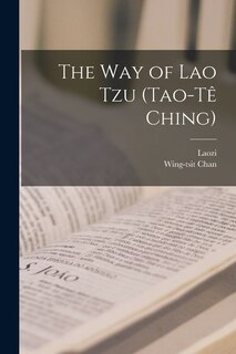 Couverture_The Way of Lao Tzu (Tao-tê Ching)