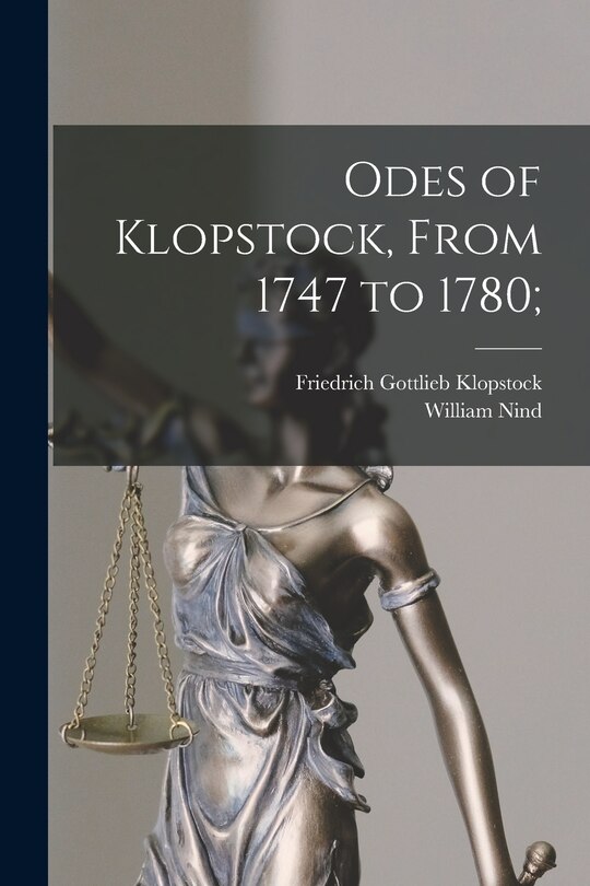 Couverture_Odes of Klopstock, From 1747 to 1780;