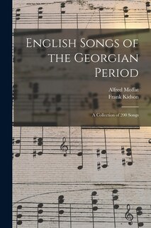 Front cover_English Songs of the Georgian Period