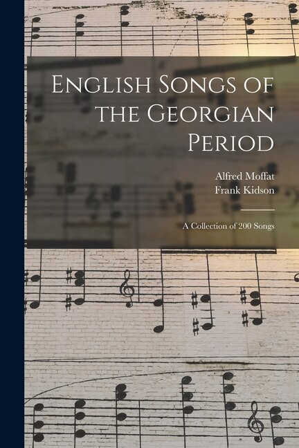Front cover_English Songs of the Georgian Period