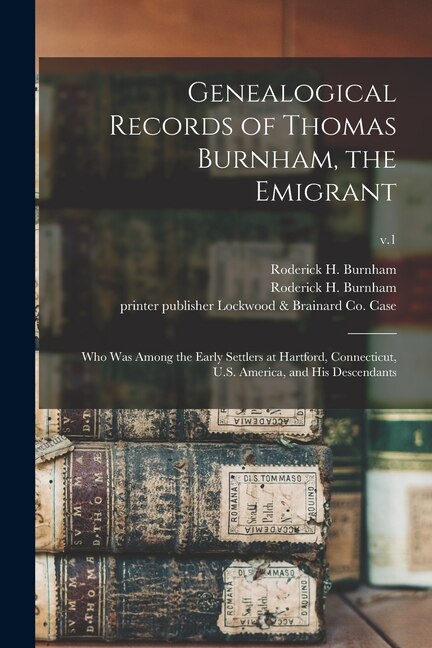 Couverture_Genealogical Records of Thomas Burnham, the Emigrant