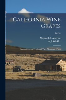 Couverture_California Wine Grapes