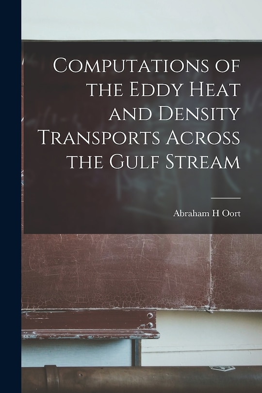 Couverture_Computations of the Eddy Heat and Density Transports Across the Gulf Stream