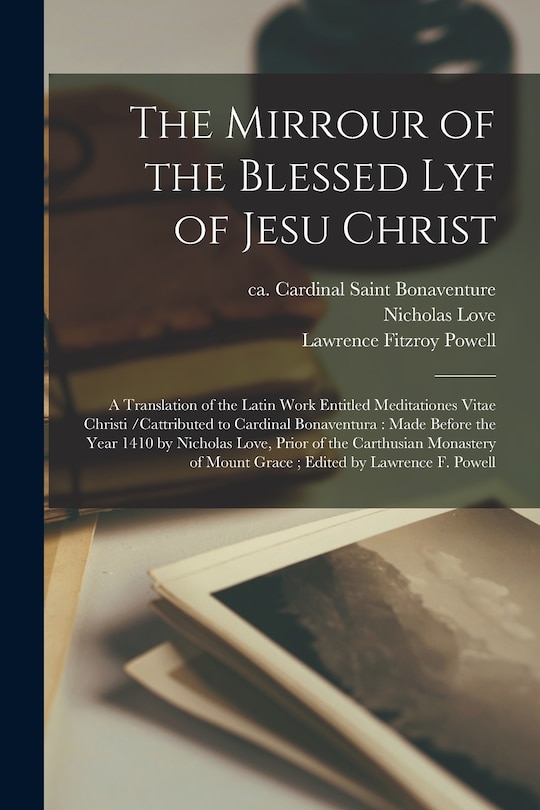 Couverture_The Mirrour of the Blessed Lyf of Jesu Christ