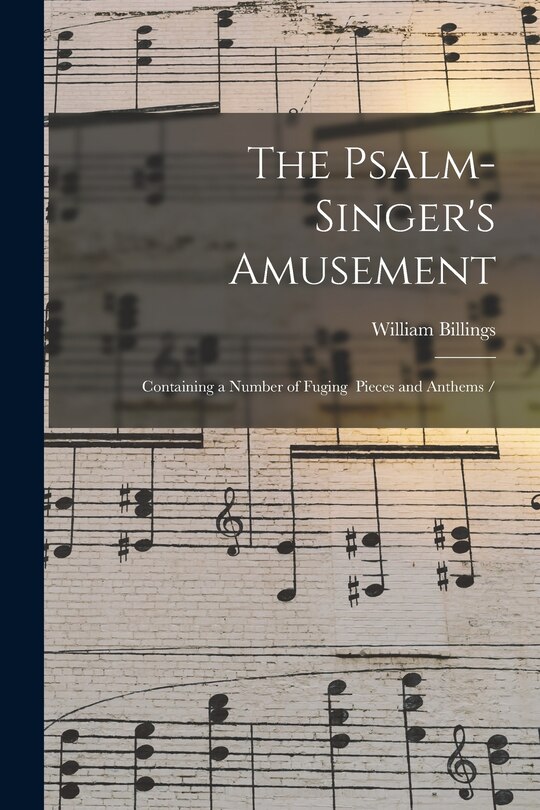 Front cover_The Psalm-singer's Amusement