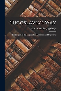 Couverture_Yugoslavia's Way