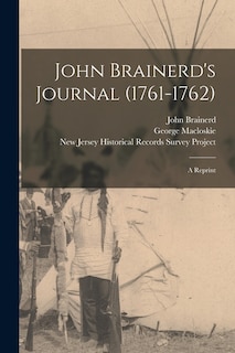 Front cover_John Brainerd's Journal (1761-1762)