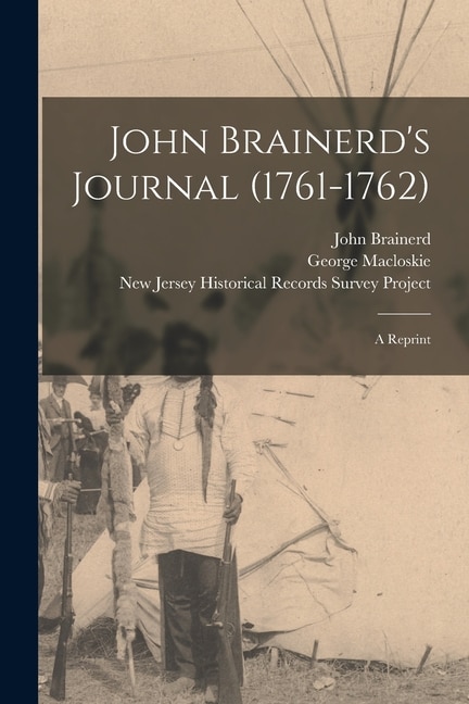 Front cover_John Brainerd's Journal (1761-1762)