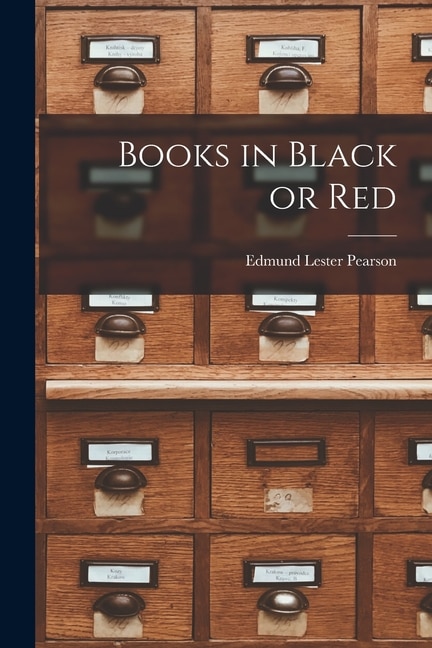 Front cover_Books in Black or Red