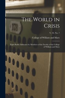 Front cover_The World in Crisis