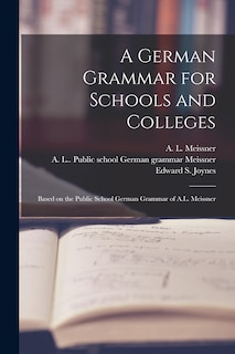 Front cover_A German Grammar for Schools and Colleges