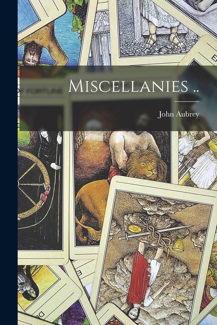 Front cover_Miscellanies ..