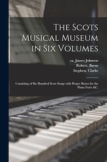 Couverture_The Scots Musical Museum in Six Volumes