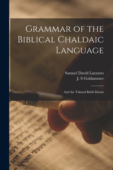 Front cover_Grammar of the Biblical Chaldaic Language