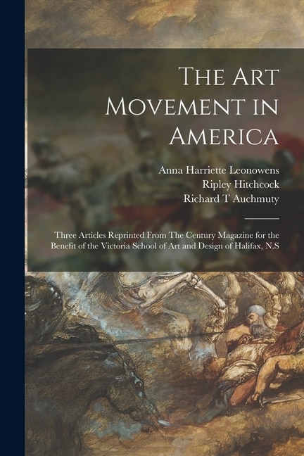 Couverture_The Art Movement in America [microform]