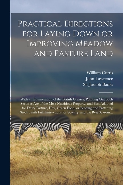 Couverture_Practical Directions for Laying Down or Improving Meadow and Pasture Land