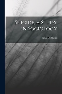 Front cover_Suicide, a Study in Sociology