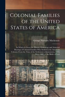 Front cover_Colonial Families of the United States of America