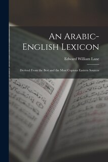 Couverture_An Arabic-English Lexicon